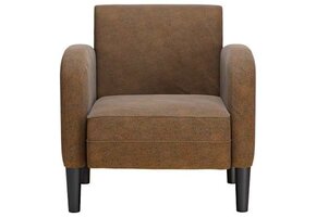 vidaXL Fauteuil Kunstleer Bruin - 35% Korting! | Nieuwstaat