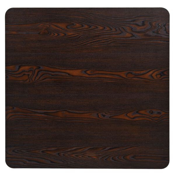 Bistrotafel Vierkant Donker Essen 80x80 cm - 40% Korting! (Ex-presentatie)