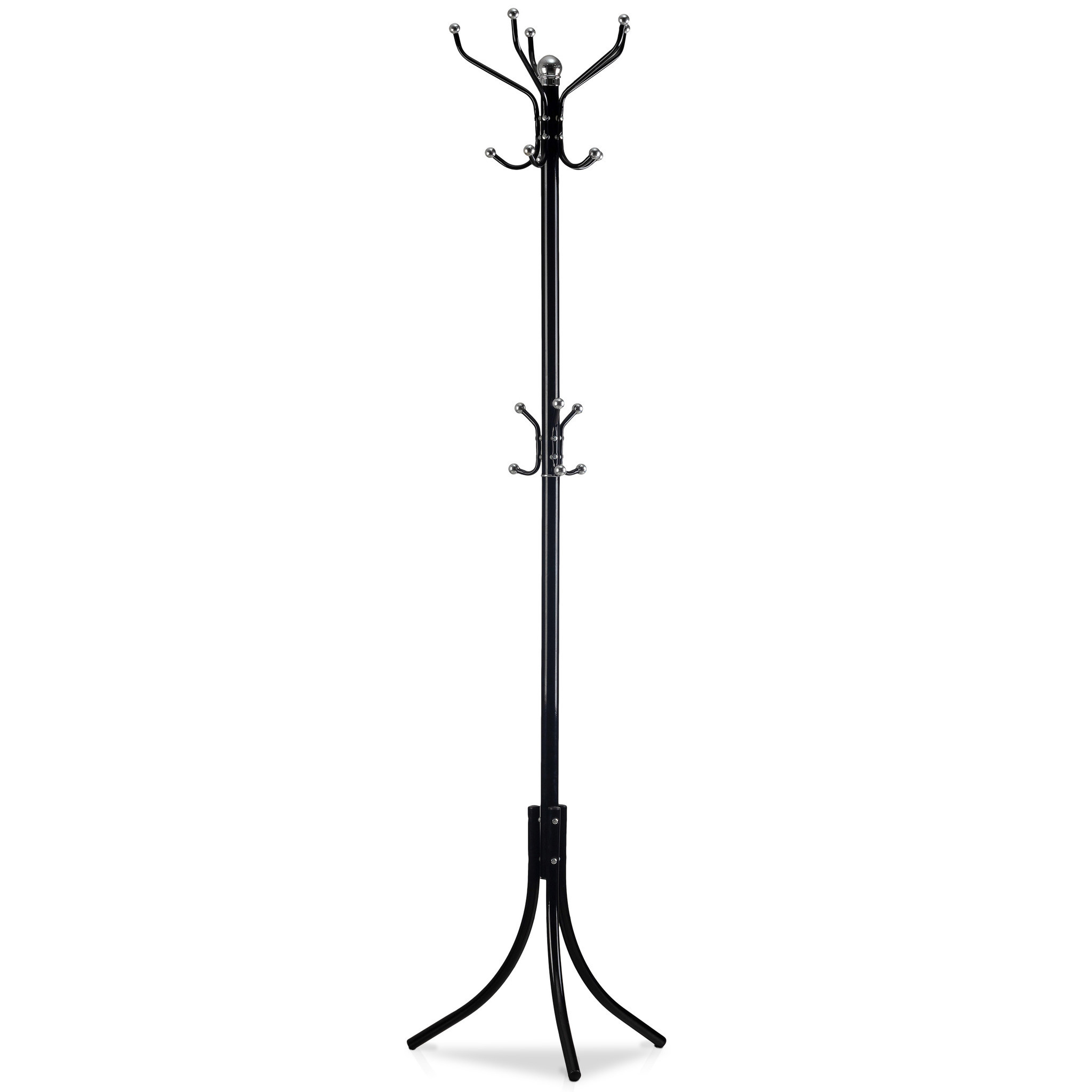 Staande Kapstok Metaal Zwart 185cm - 40% Korting!