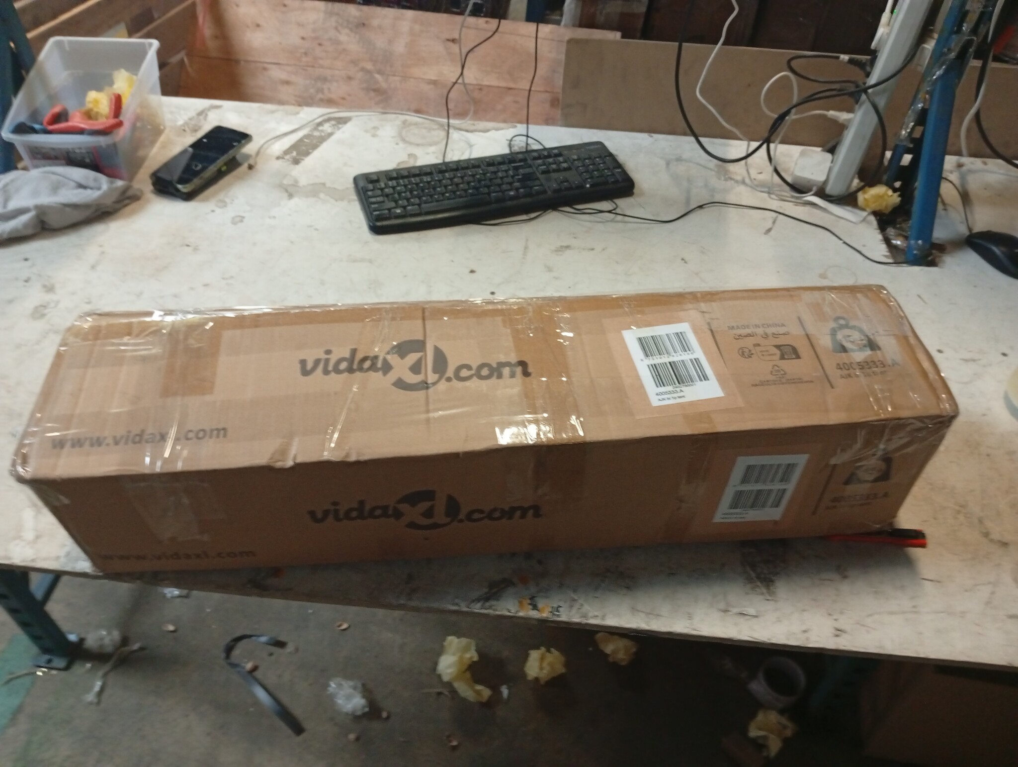 vidaXL Kampeertent 4-persoons Blauw - Direct Klaar! (60% Korting)