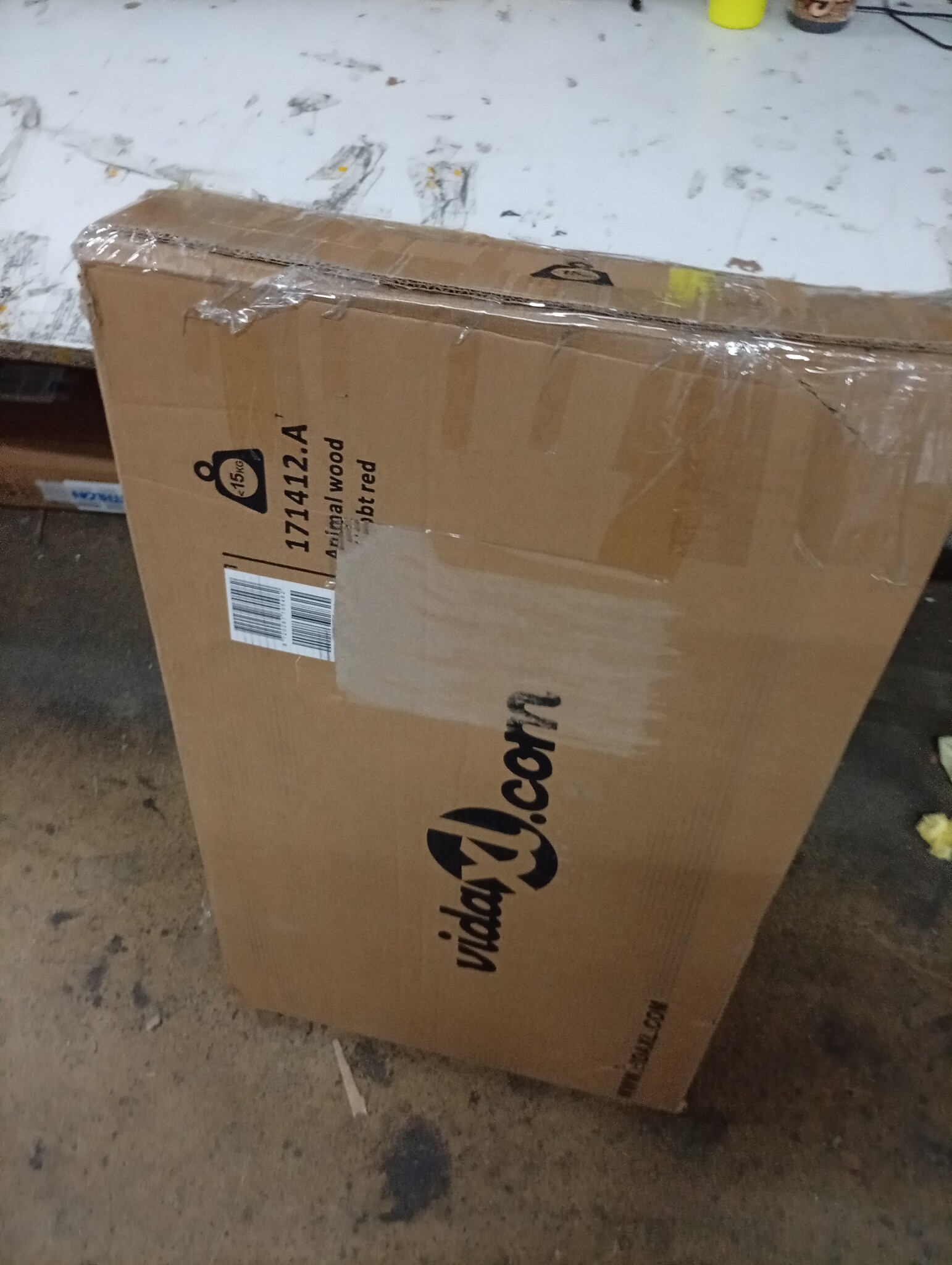 vidaXL Konijnenhok Buiten Hout Rood - Nu 55% Korting!