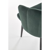 Schelpstoel Groen Fluweel - 40% Korting! Luxe Design Stoel