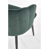 Schelpstoel Groen Fluweel - 40% Korting! Luxe Design Stoel