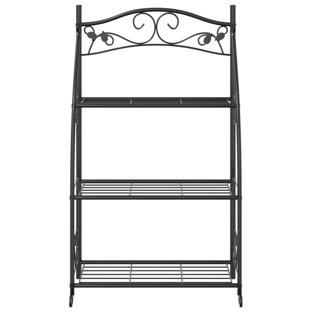 vidaXL Bloemenrek Zwart - 55% Korting! Licht Krasjes | 56x30x96 cm