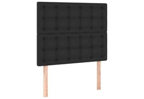 vidaXL Hoofdborden 2 st 90x5x78/88 cm Kunstleer Zwart - 46% Korting!