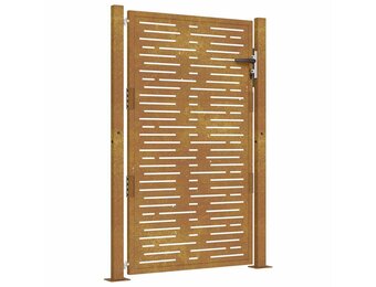 VidaXL Cortenstaal Poort Vierkant 105x130cm - 46% Korting! Unieke Uitstraling