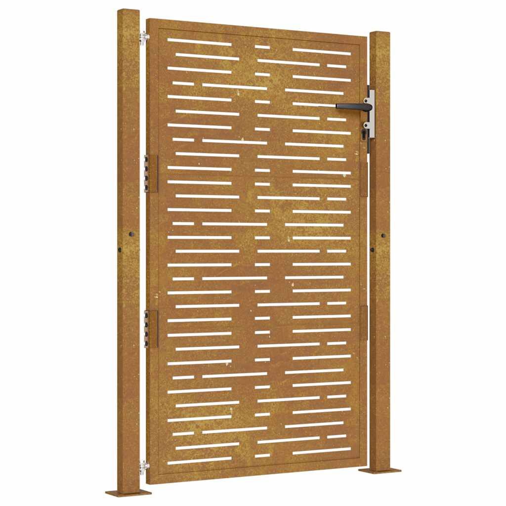 VidaXL Cortenstaal Poort Vierkant 105x130cm - 46% Korting! Unieke Uitstraling