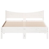 vidaXL Wit Grenenhouten Bedframe 120x200cm | 64% Korting | Lichte Transport schade