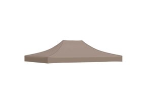 VidaXL Partytentdak 4,5x3m Taupe - 60% Korting! (Let op: Alleen dak)