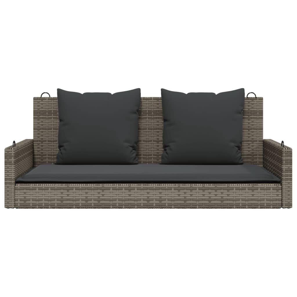 VidaXL Schommelbank Poly Rattan Grijs - Nu 42% Korting!