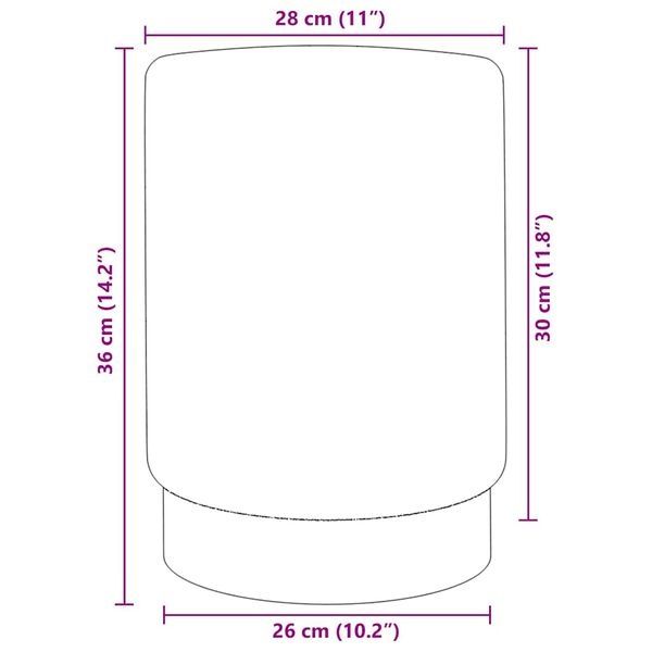 VidaXL Luxe Kruk Fluweel Abrikoos/Goud - 35% Korting!