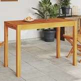 VidaXL Tuintafel Massief Acaciahout - 110x55x75 cm - 41% Korting!