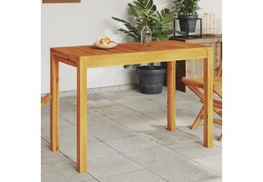 VidaXL Tuintafel Massief Acaciahout - 110x55x75 cm - 41% Korting!