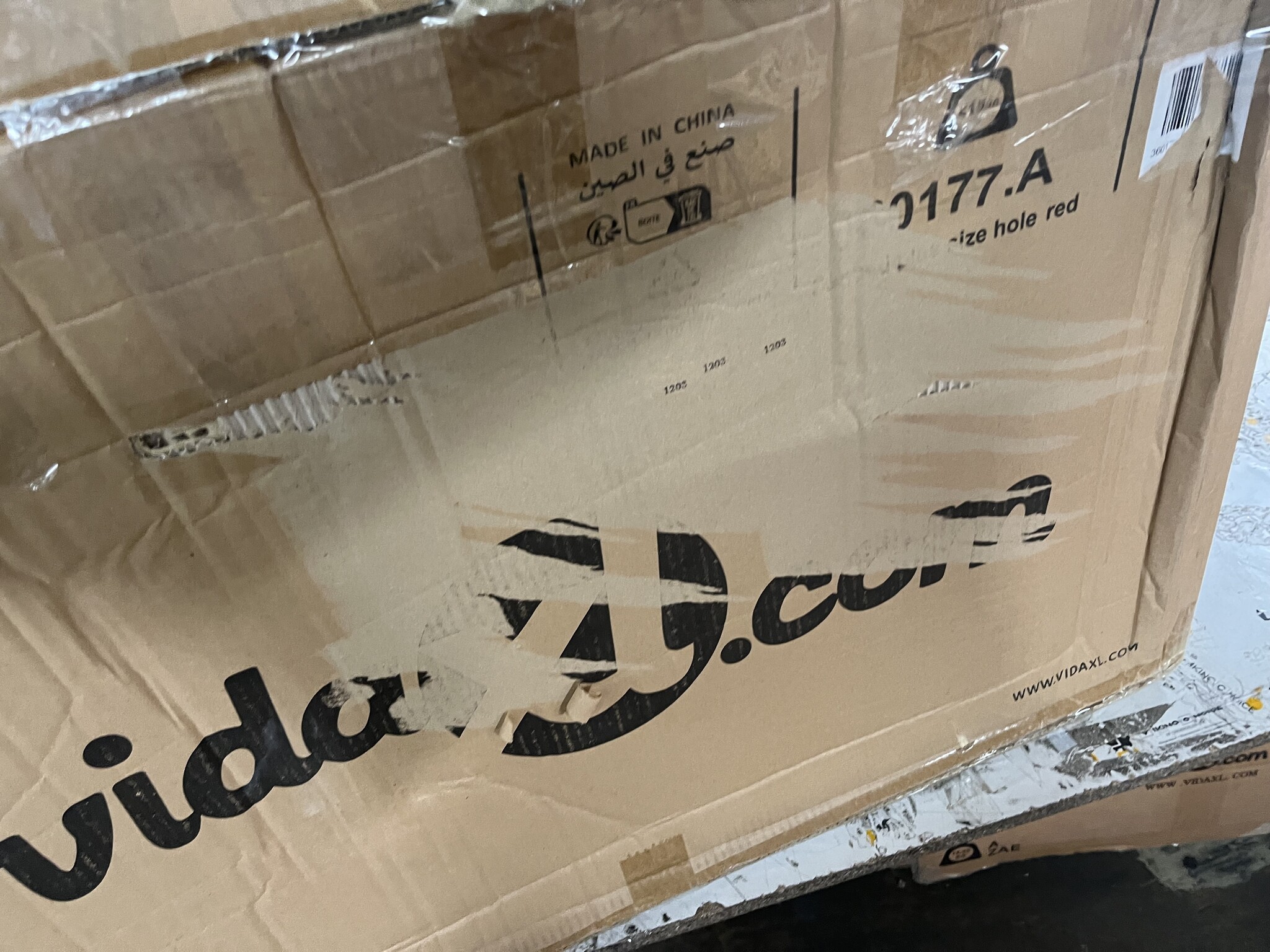 vidaXL Ligbed inklapbaar rood - 76% korting! Lichte krasjes