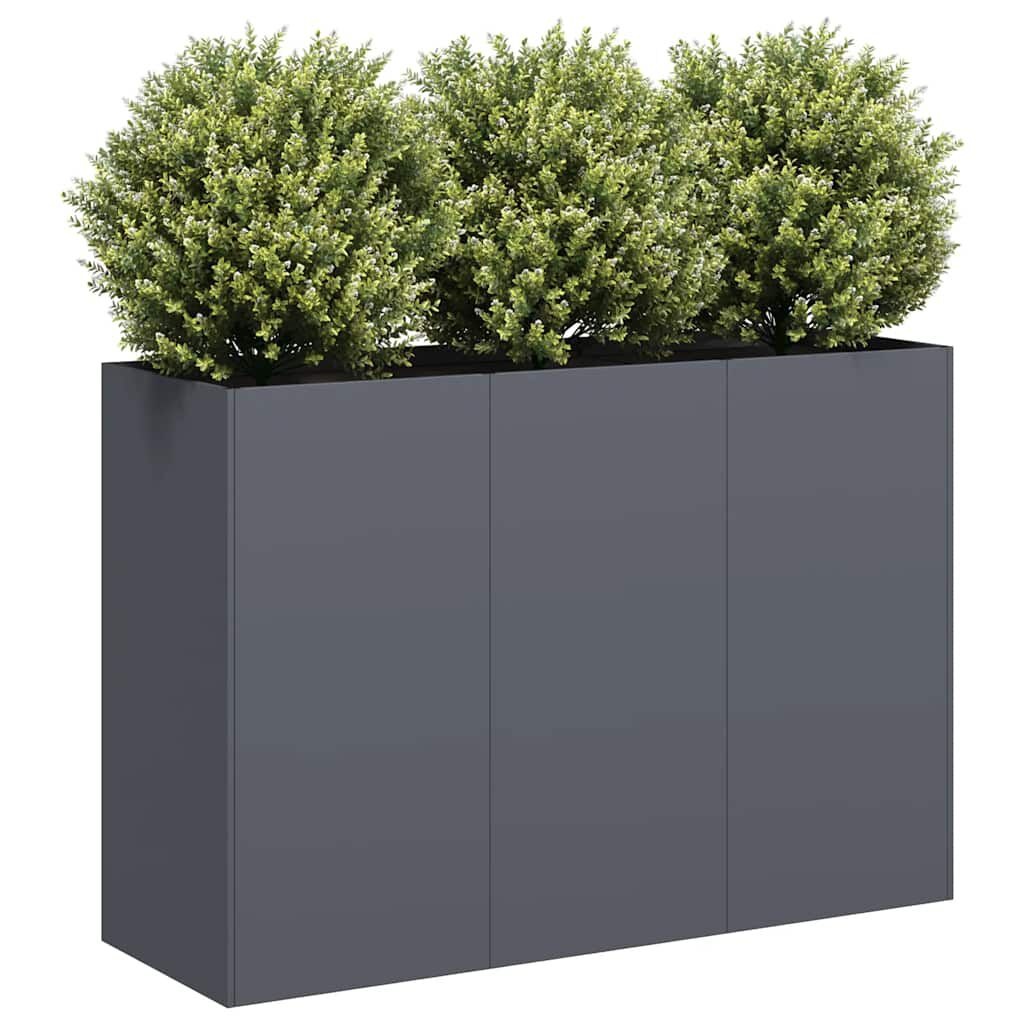 vidaXL Plantenbak 120x40x80cm Koudgewalst Staal Antraciet - 62% Korting!
