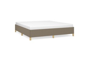 VidaXL Bedframe Taupe 160x200cm - 40% Korting! | Alleen Nog 1 Beschikbaar!