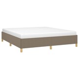 VidaXL Bedframe Taupe 160x200cm - 40% Korting! | Alleen Nog 1 Beschikbaar!