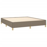 VidaXL Bedframe Taupe 160x200cm - 40% Korting! | Alleen Nog 1 Beschikbaar!