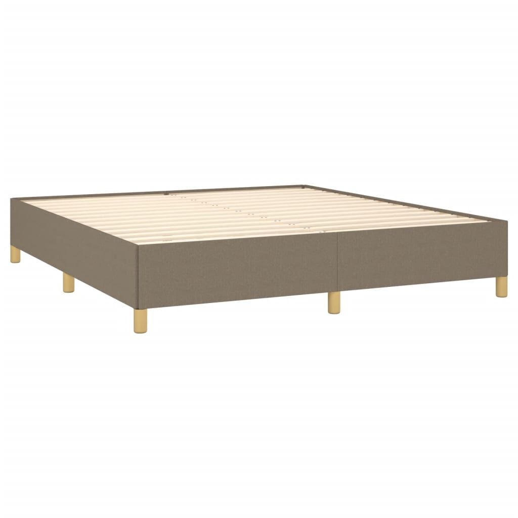 VidaXL Bedframe Taupe 160x200cm - 40% Korting! | Alleen Nog 1 Beschikbaar!