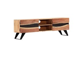 VidaXL TV-meubel Massief Acaciahout (55% Korting!) - Slechts 1 Op Voorraad!