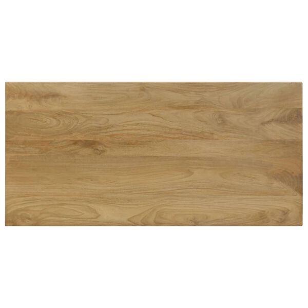VidaXL Eettafel Massief Mangohout & Staal - 35% Korting!