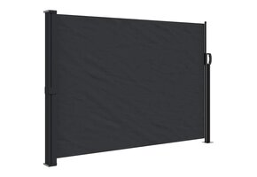 VidaXL Uittrekbaar Windscherm 140x300 cm Zwart - 55% Korting!