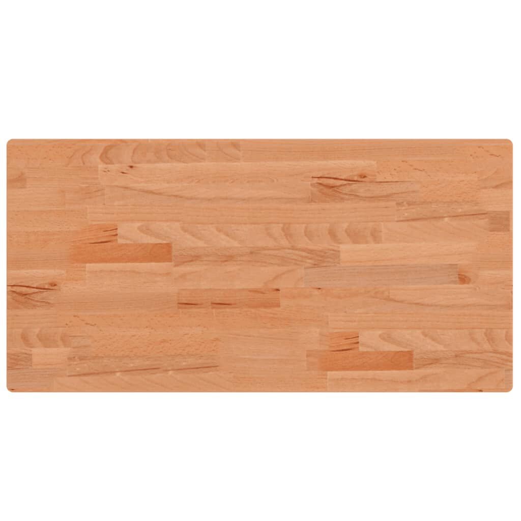 VidaXL Tafelblad Beukenhout Rechthoekig 80x40x2,5cm | 55% Korting!