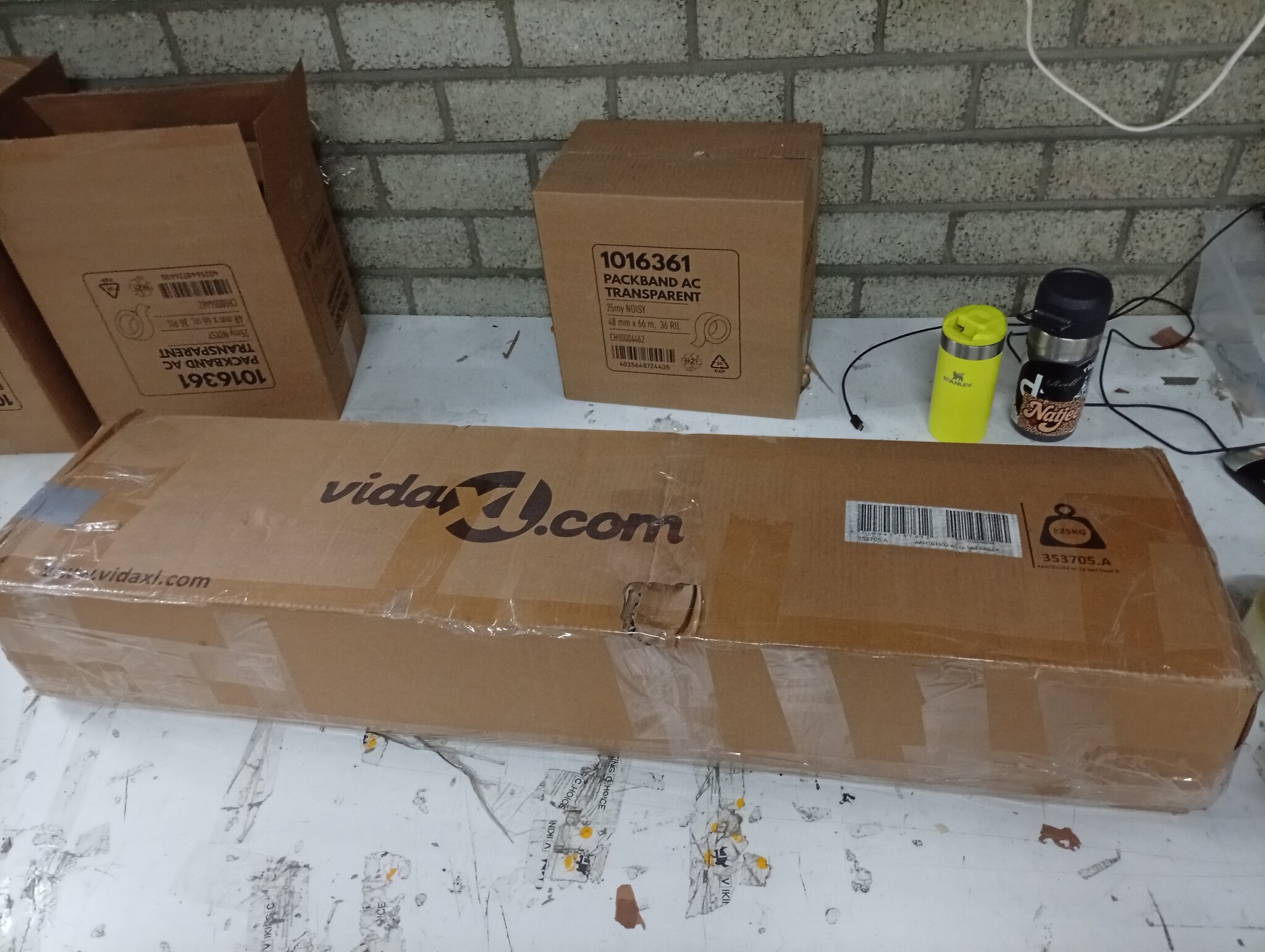 vidaXL Wit Metaal Bedframe 160x200cm - 55% Korting! Lichte Krasjes