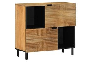 VidaXL Dressoir Massief Mangohout - 40% Korting! - 80x33x75cm Bruin