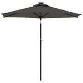 vidaXL Parasol Antraciet (40% Korting!) - Stalen Paal 225x225x212 cm