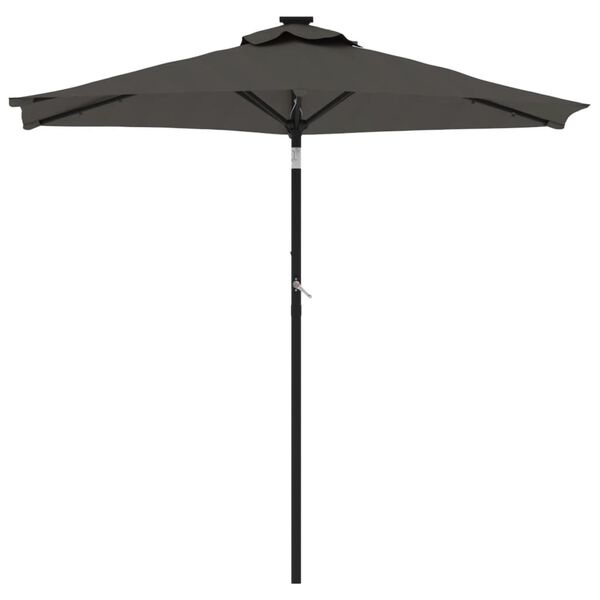 vidaXL Parasol Antraciet (40% Korting!) - Stalen Paal 225x225x212 cm