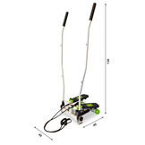 Stepper Crosstrainer Wit/Groen - 40% Korting! Ideaal voor Thuis Fitness