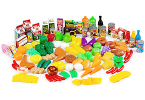 Speelgoed Boodschappen 120-delig | 40% Korting | Levensmiddelen Speelset