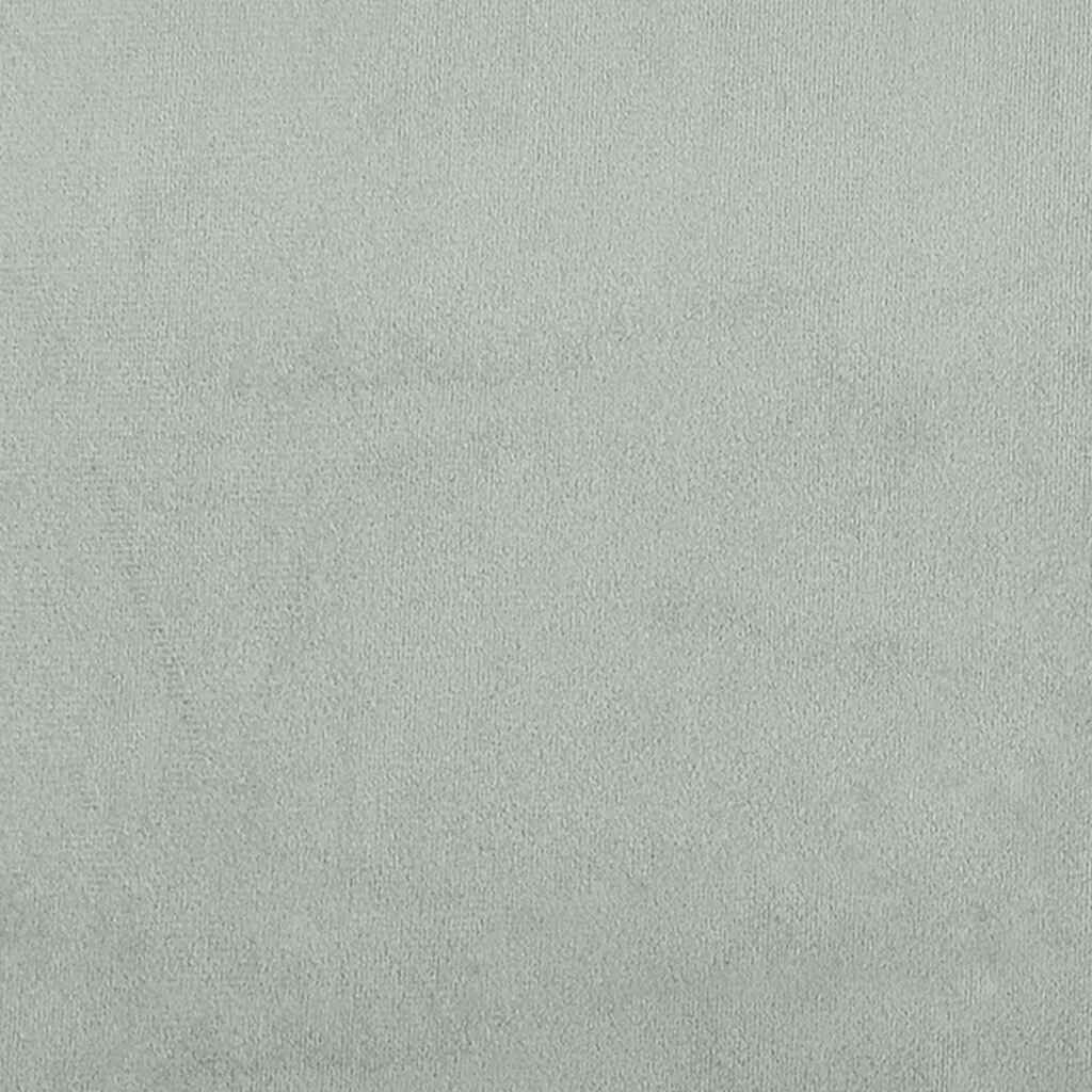 vidaXL Chaise Longue Fluweel Lichtgrijs - 40% Korting! | Zo Goed Als Nieuw