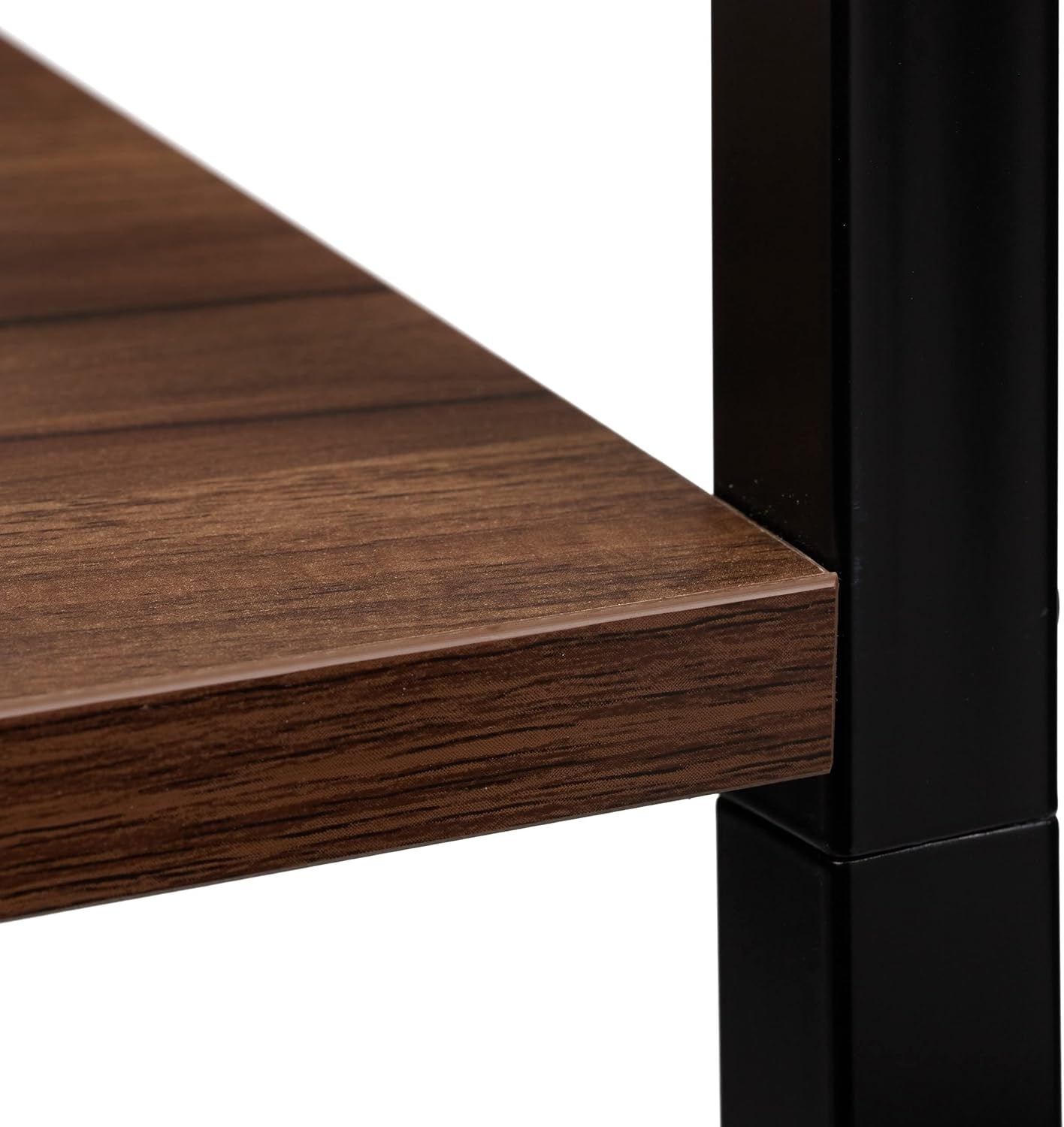 Open Boekenkast met 4 Schappen - Bruin & Zwart | 40% Korting!