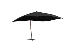 Zweefparasol VidaXL 400x300cm Zwart - 51% Korting!