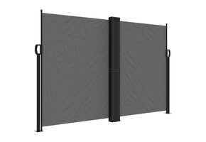 vidaXL Uittrekbaar Windscherm 160x1200cm Antraciet - 41% Korting!