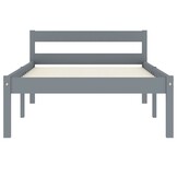 vidaXL Bedframe Grenenhout Grijs 100x200 cm - Nu 41% Korting!