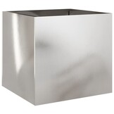VidaXL Plantenbak RVS Zilver 42x40x39 cm - 35% Korting!