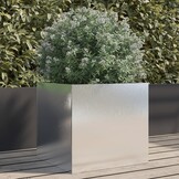 VidaXL Plantenbak RVS Zilver 42x40x39 cm - 35% Korting!