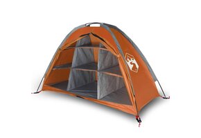 VidaXL Opbergtent 9 Vakken Waterdicht Grijs/Oranje | 40% Korting!
