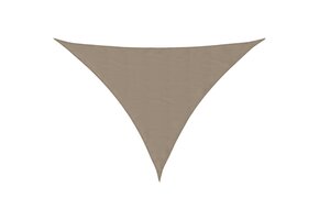 vidaXL Zonnescherm Driehoekig Taupe - 56% Korting!
