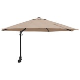 VidaXL Tuinparasol Taupe/Zwart - 57% KORTING! Ongebruikt!
