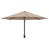 VidaXL Tuinparasol Taupe/Zwart - 57% KORTING! Ongebruikt!