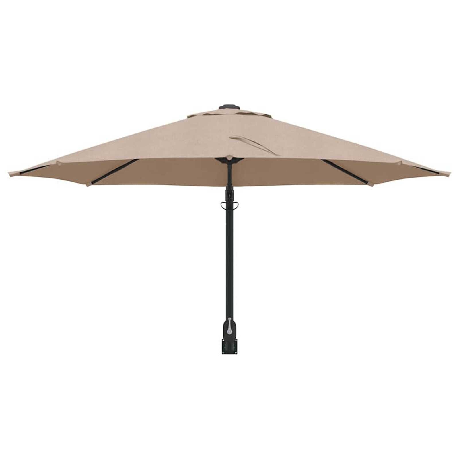 VidaXL Tuinparasol Taupe/Zwart - 57% KORTING! Ongebruikt!