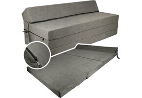 Opvouwbaar Logeermatras Grijs 200x120x10cm - 64% Korting!