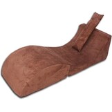 Opvouwbare Bruine Suede Relax Sofa - 55% Korting!