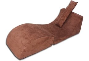 Opvouwbare Bruine Suede Relax Sofa - 55% Korting!