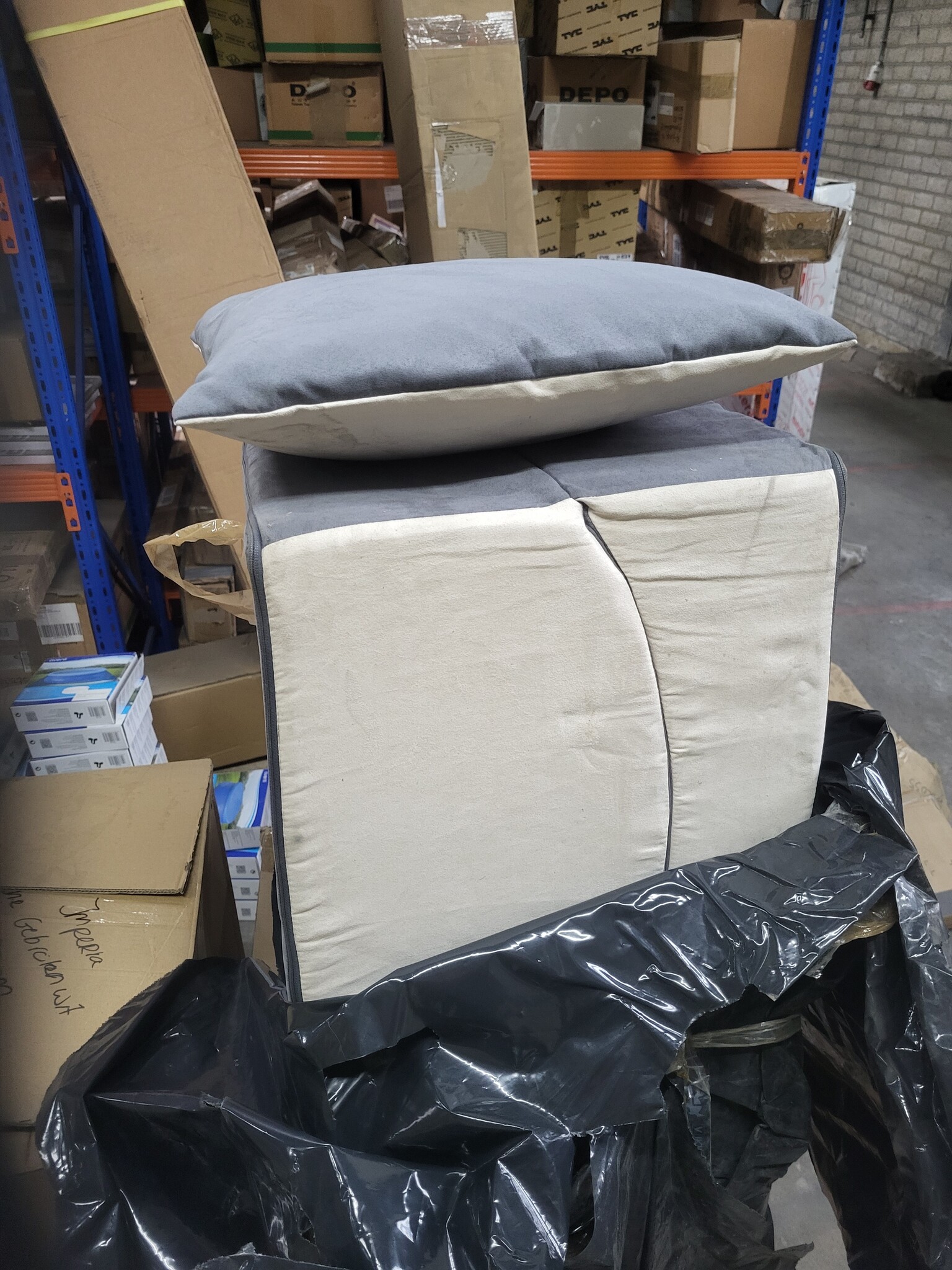 Opvouwbare Bruine Suede Relax Sofa - 55% Korting!