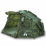 vidaXL Vistent 5-persoons Camouflage - 46% Korting! Nu van €129.99 voor €69.99